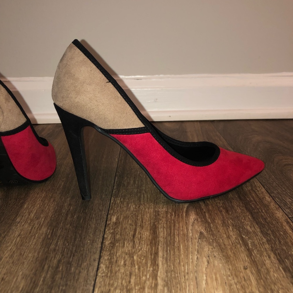 Chinese Laundry Suede Heels Pumps Size: 7